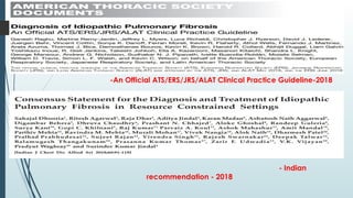 Interstitial lung disease, Idiopathic pulmonary fibrosis | PPTX
