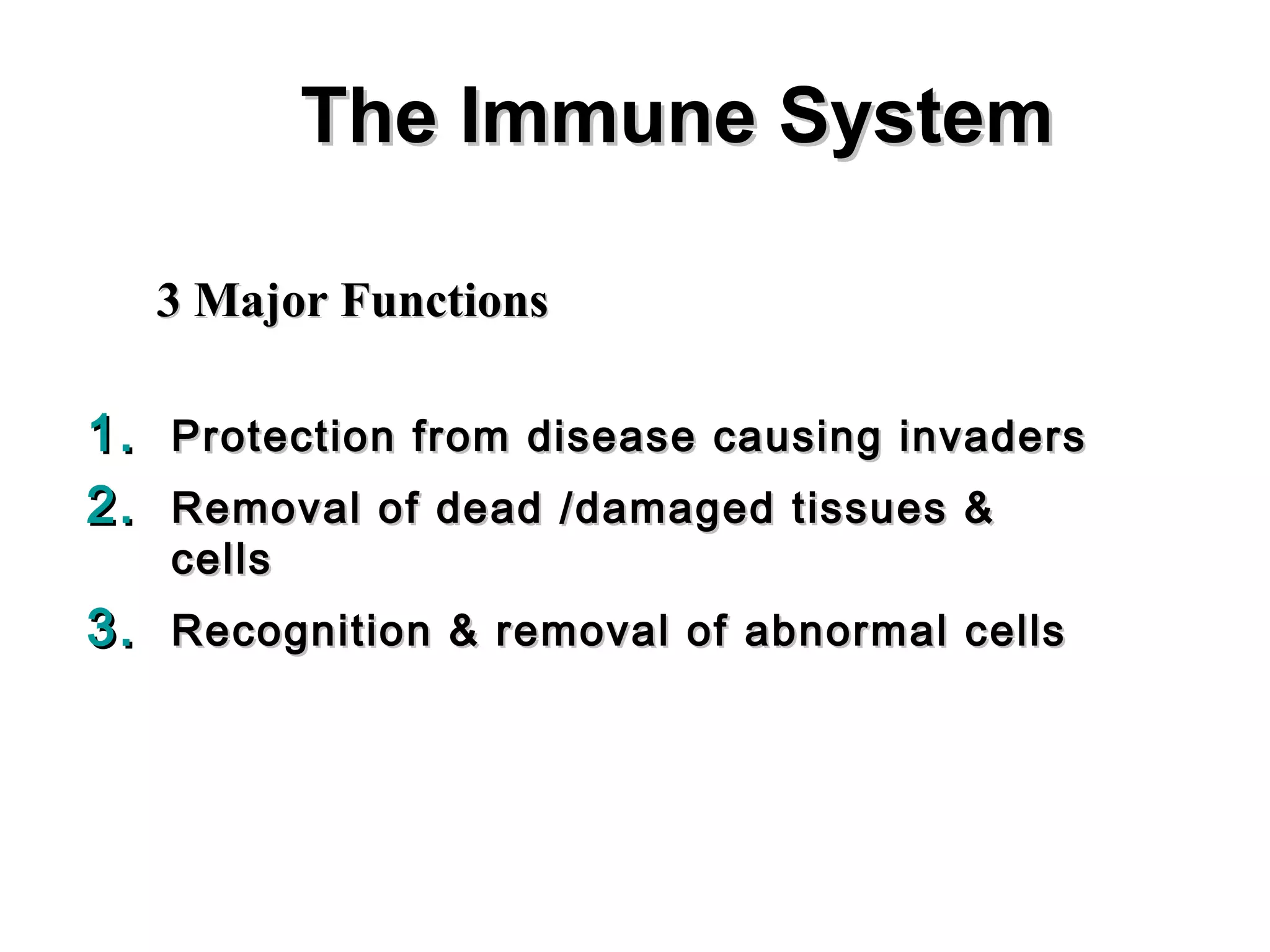 Human Immunity Introduction Introduction to immune system | PPT
