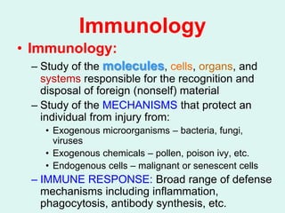 Introduction to immunity | PPTX