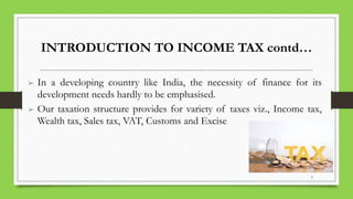 Introduction to income tax | PPTX