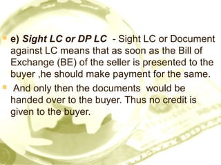 Introduction to INCO TERMS and LCs (5) | PPT