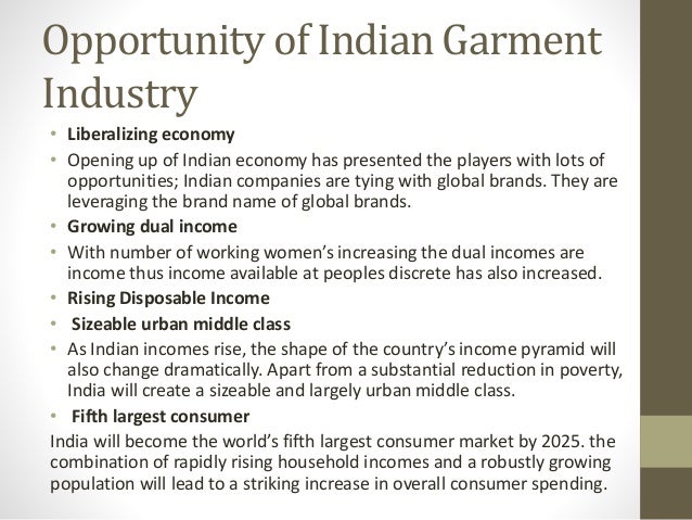 an introduction about garment industry in india Introduction: cotton textile industry is one of the largest single industries in india it accounts for a large portion of the total industrial output in the country each year. an introduction about garment industry in india Introduction: cotton textile industry is one of the largest single industries in india it accounts for a large portion of the total industrial output in the country each year.