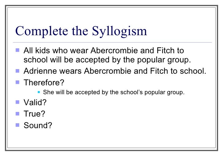 Introduction to inductive and deductive reasoning