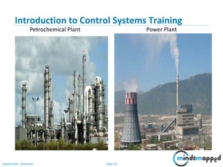 Page 10Classification: Restricted
Introduction to Control Systems Training
Petrochemical Plant Power Plant
 