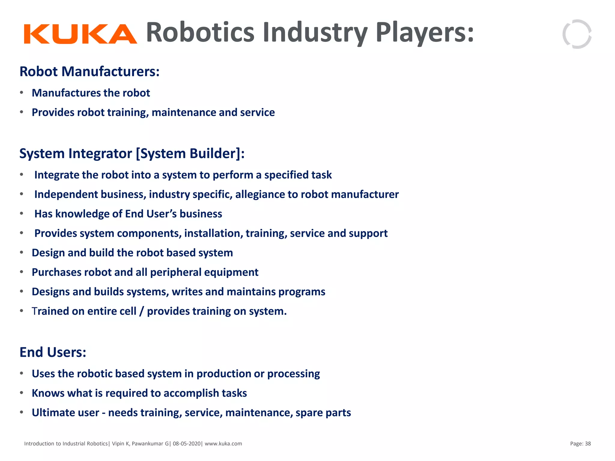 Introduction to Industrial Robotics | PDF | Robotics | Technology ...