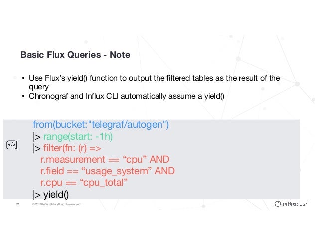 Introduction to InfluxDB 2.0 & Your First Flux Query by Sonia Gupta,