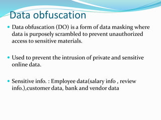 Introduction to information security | PPTX