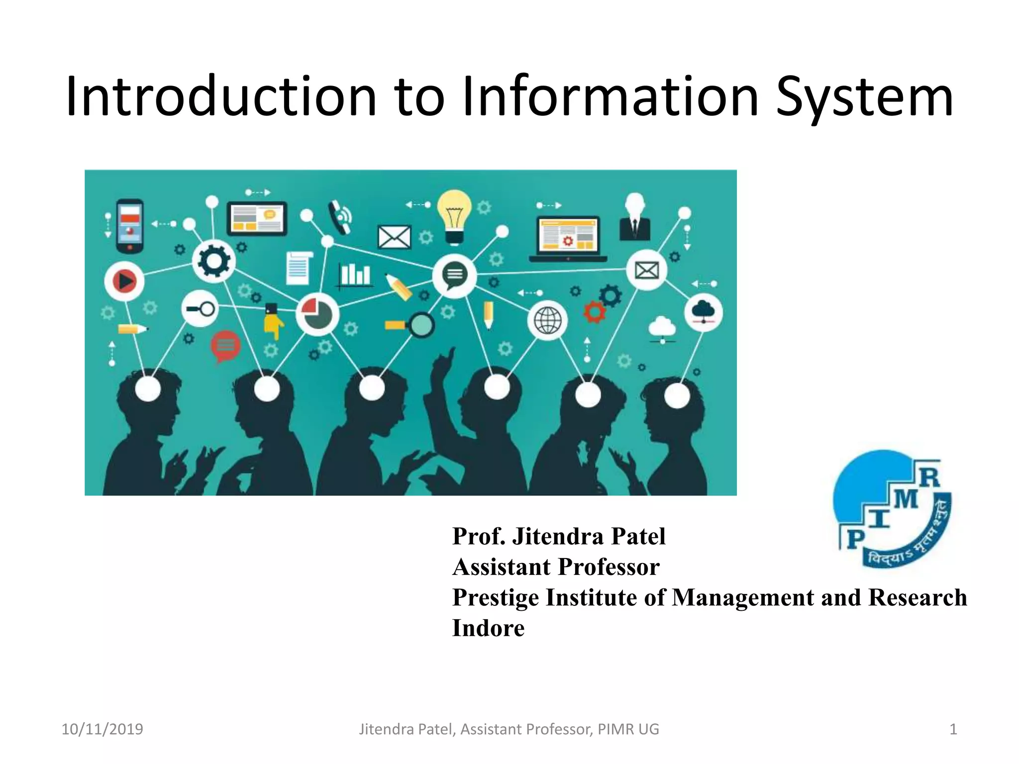 Introduction to information system | PPTX