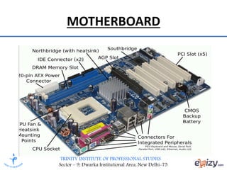 TRINITY INSTITUTE OF PROFESSIONAL STUDIES
Sector – 9, Dwarka Institutional Area, New Delhi-75
MOTHERBOARD
 