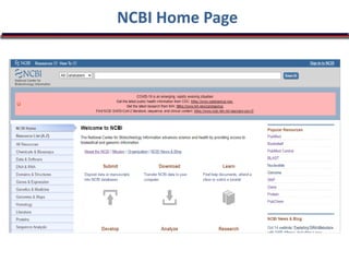 NCBI Home Page
 