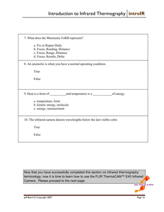 Introduction to infrared thermography | PDF