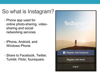 Introduction to instagram | PPTX
