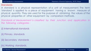 Standard Instrument Introduction to instrumentation system | PDF