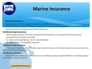 Marie Liability Insurance Introduction to Insurance Adamjee Insurance Company Ltd | PPT