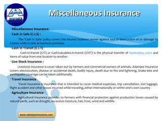 Introduction to Insurance Adamjee Insurance Company Ltd | PPT