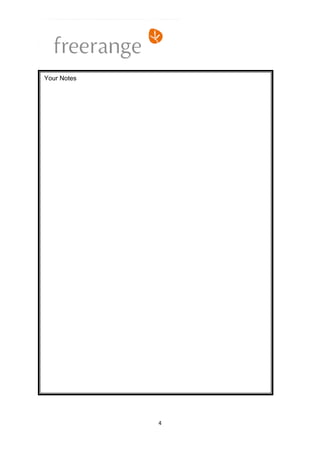 Your Notes




             4
 