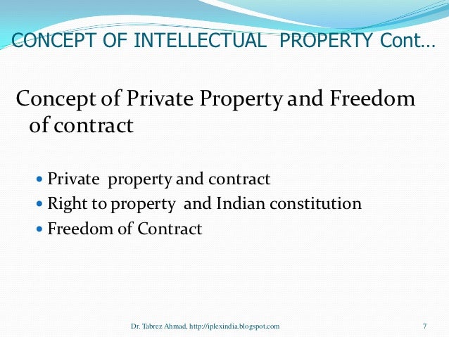 Intellectual Property Rights And Indian Constitution Intellectual Property Rights And Indian Constitution