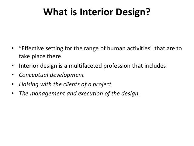 Lecture Introduction To Interior Design Vdis 10011 Restoration I