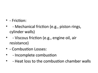 Comprehensive Overview of Internal Combustion Engines: Components ...