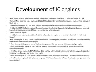 Comprehensive Overview of Internal Combustion Engines: Components ...