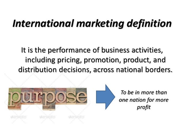 Foreign marketing definition