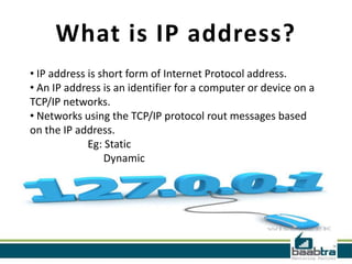 Introduction to internet | PPTX