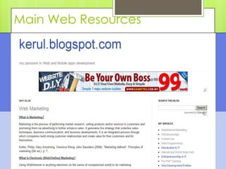 Main Web Resources