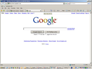 Types of Line
Internet and Intranets
Browsers
 