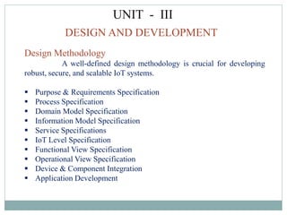 Introduction to IoT DESIGN AND DEVELOPMENT Unit - III.pdf