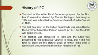 Introduction to IPC and CrPC Part 1 | PPTX