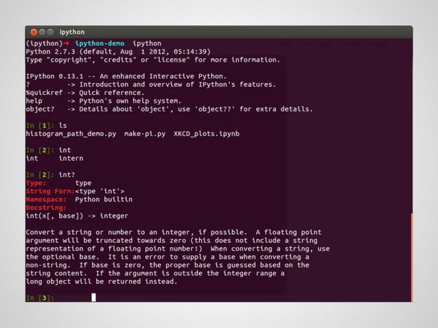 Introduction to IPython & Notebook | PPT
