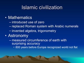 Islamic Civilization Inventions Math Example Introduction To Islam | PPT