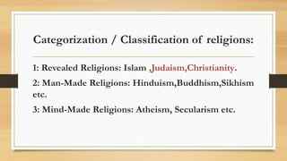 Islam Classification Introduction to Islam/Islam and its Perfection.pptx