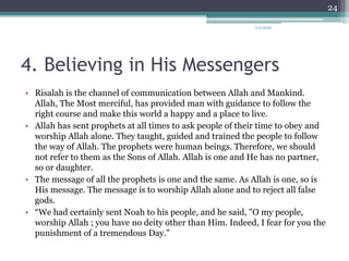 Introduction to Islam and pillars of Iman | PPTX