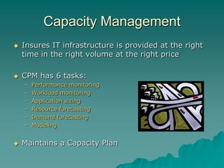 Itil Configuration Capacity Performance Introduction To ITIL Slide Share | PPTX