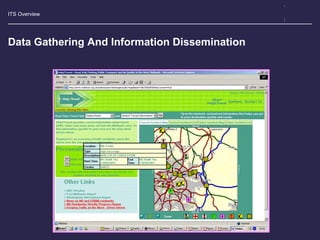 ITS Overview
Data Gathering And Information Dissemination
 