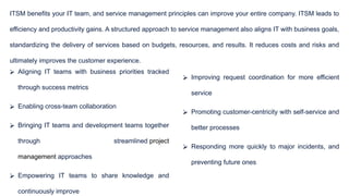 Introduction - ITSM (IT Service Management ) | PPTX