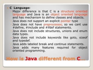 Introduction to java | PPT
