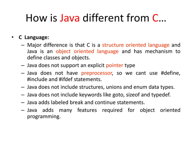 Introduction to java | PPTX