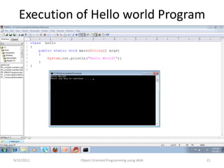Introduction to java | PPTX | Programming Languages | Computing