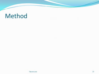 Method




         7decret.com   23
 