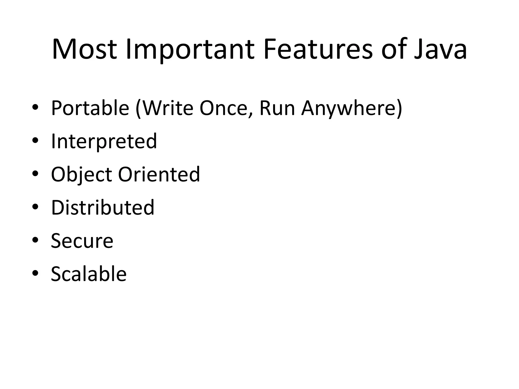 Introduction to java | PPTX