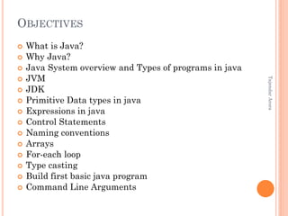 Introduction to java | PPT