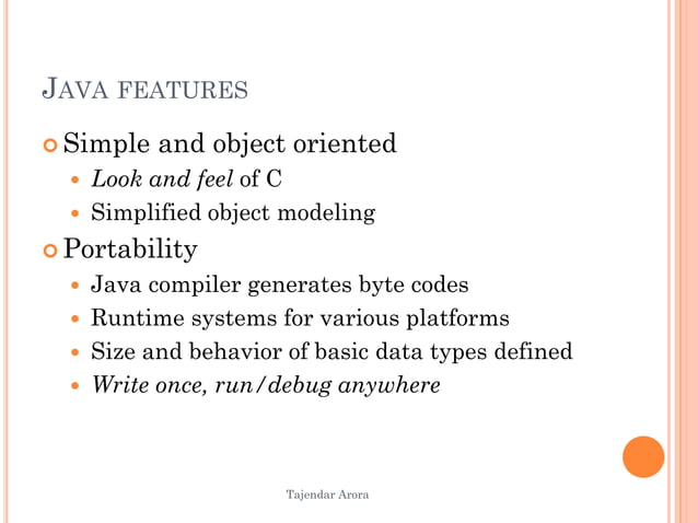 Introduction to java | PPT