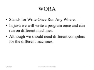 Introduction to java | PPT