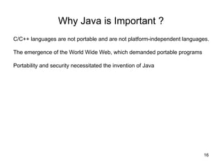 Introduction to java | PPT
