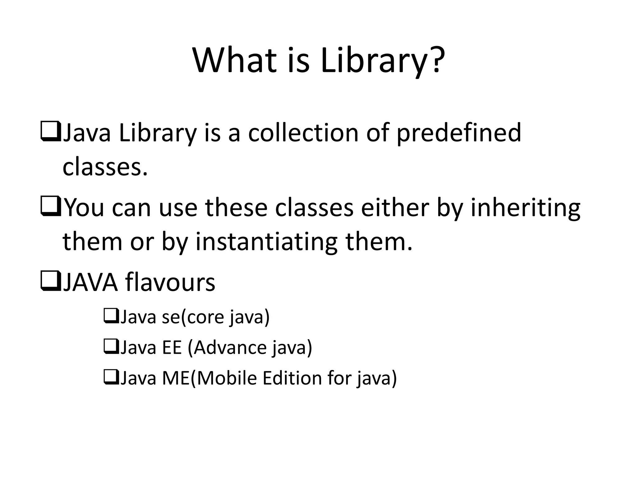 Introduction to java | PPT