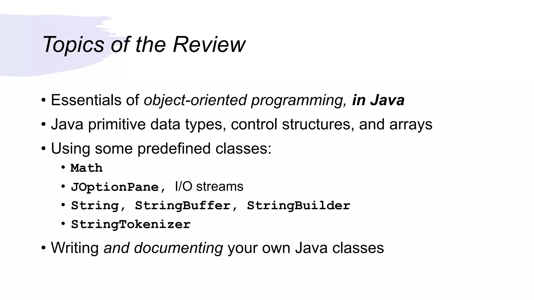 Introduction to java | PPT
