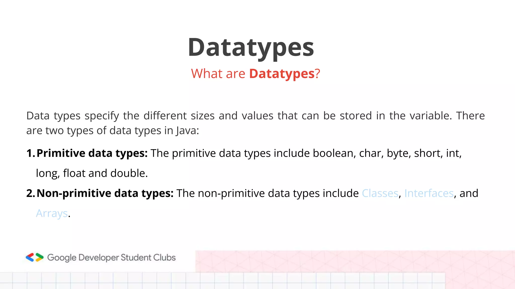 Learn To Code: Introduction to java | PPTX