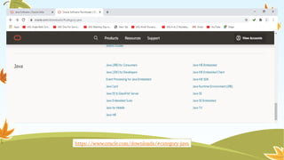 JAVA was developed by Sun Microsystems in 1991 | PPTX